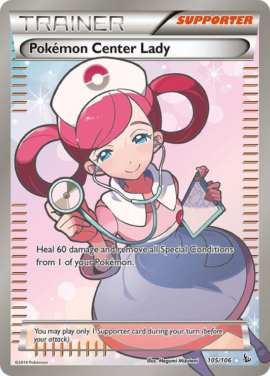 Pokémon Center Lady Full Art 105/106