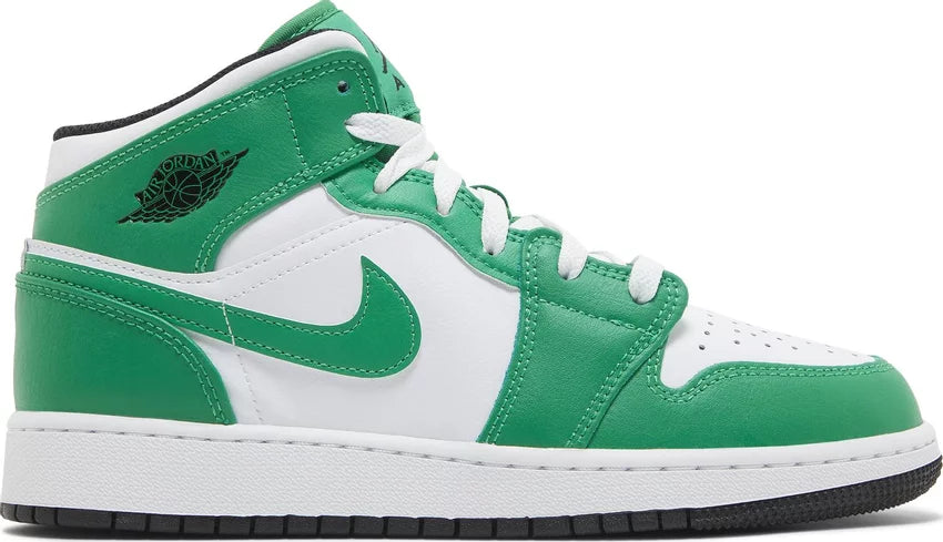 Jordan 1 Mid Lucky Green (GS)