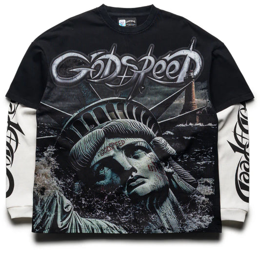 Godspeed Sunken Liberty 2 Layered T-Shirt (Black)