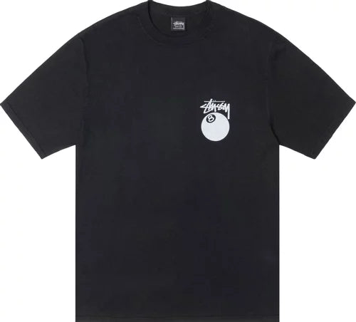 Stussy 8 Ball Pigment Dyed Tee Black