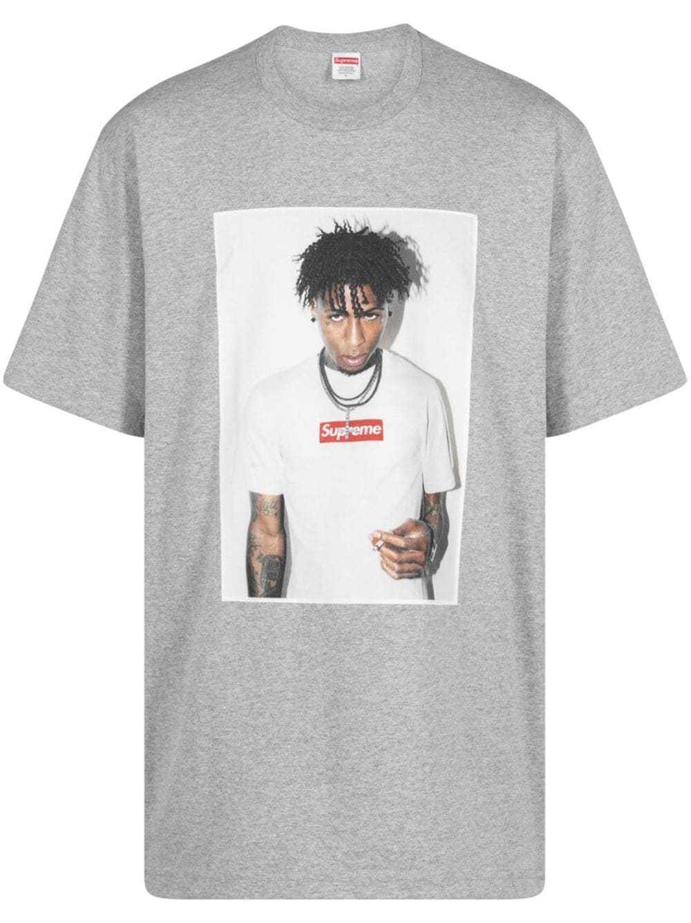 Supreme NBA Young Boy Tee Heather Grey