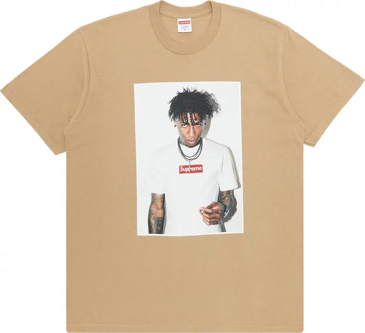 Supreme NBA Young Boy Tee Khaki