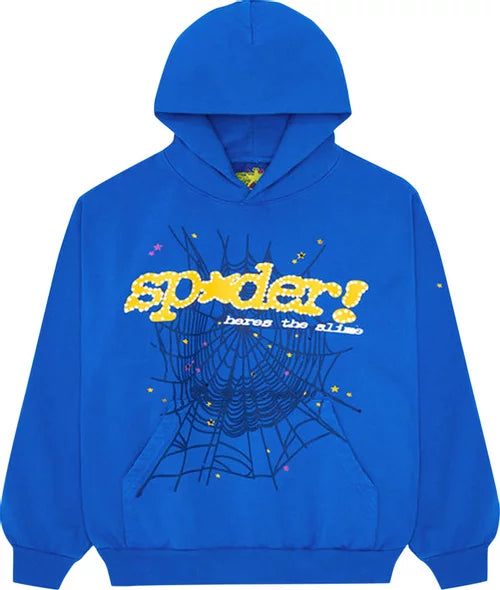 Sp5der TC Hoodie Blue