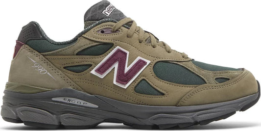 New Balance 990v3 MiUSA Teddy Santis Purple Green