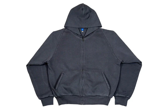 Yeezy Gap Zip Up Hoodie Black