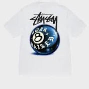 Stussy Born x Raised 8 Ball Tee(White)