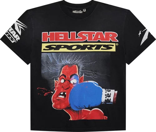 Hellstar Knock-Out Tee Shirt Black