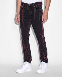 Ksubi Jean Van Winkle Refrakt Red