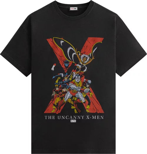 Kith X-MEN Uncanny Vintage Nelson Tee Black