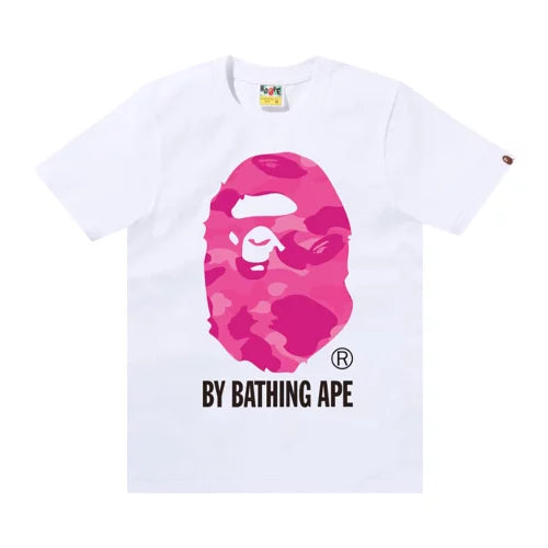 BAPE ABC Pink Camo By Bathing Ape Tee (White)