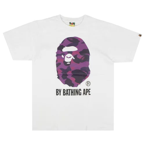 BAPE ABC Purple Camo By Bathing Ape Tee (White)