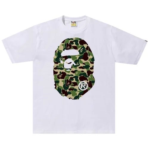 BAPE ABC Camo Big Ape Head Tee (White)