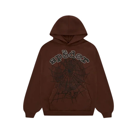 Sp5der OG Web Hoodie Brown (Complex Con Exclusive)