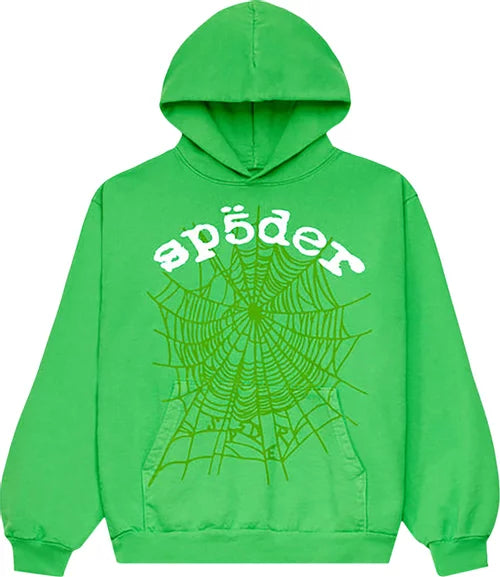 Sp5der Green OG Web Hoodie V2