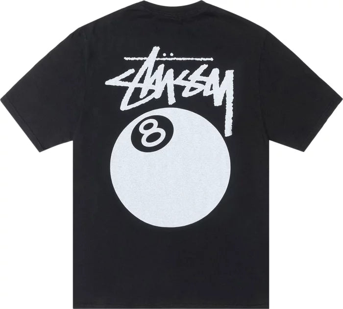 Stussy 8 Ball Pigment Dyed Tee Black