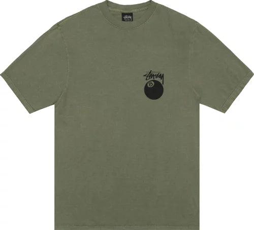 Stussy 8 Ball Pigment Dyed Tee Olive