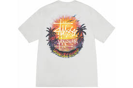 Stussy Sunset Tee Fog